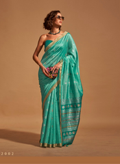Elysian Turquoise Silk Drape