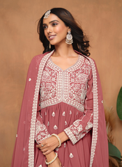 Nakshatra Rust Sharara Suits