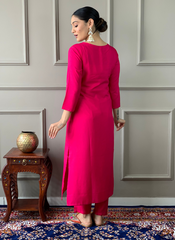 Nakshatra Pink Readymade Suit