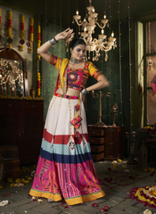 Nakshatra Multicolored Navratri Lehenga Choli