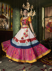 Nakshatra Multicolored Navratri Lehenga Choli