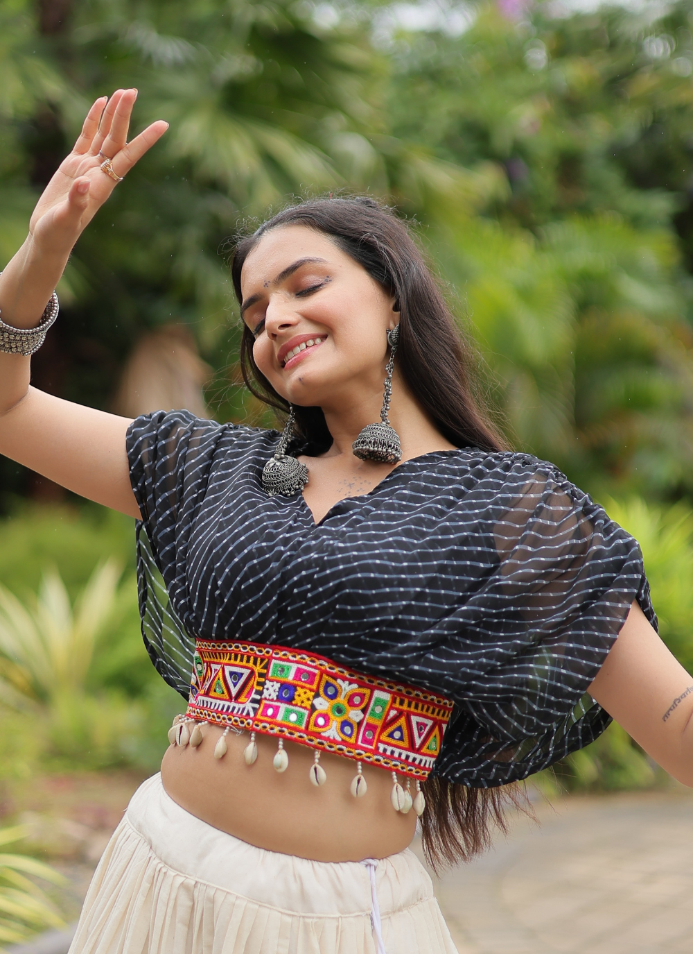 Nakshatra Black Chaniya choli