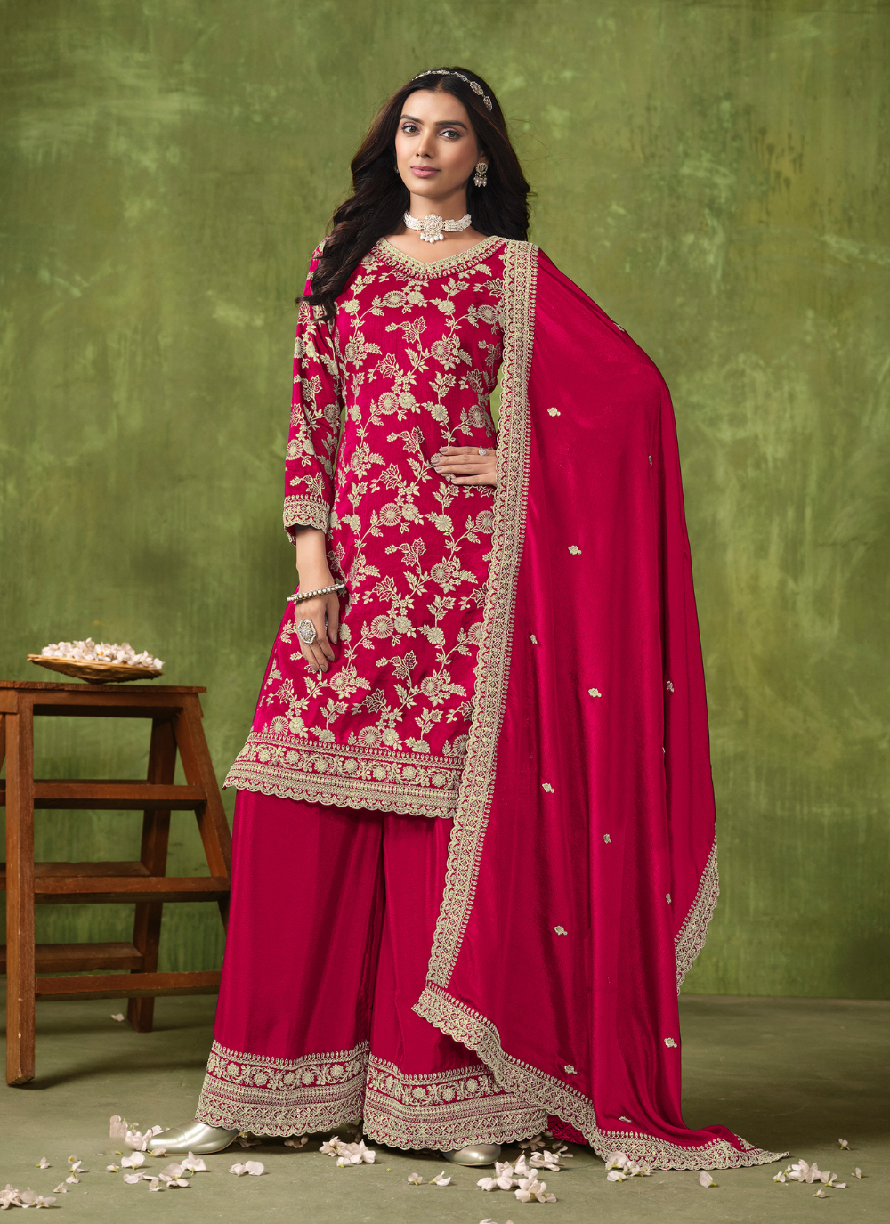 Nakshtara Pink Party Wear Punjabi Suit