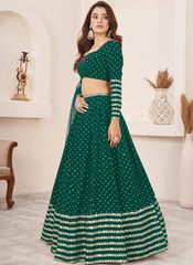 Nakshatra Gorgeous Green Lehenga Choli