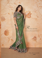 Regal Banarasi Saree with Intricate Embellishments