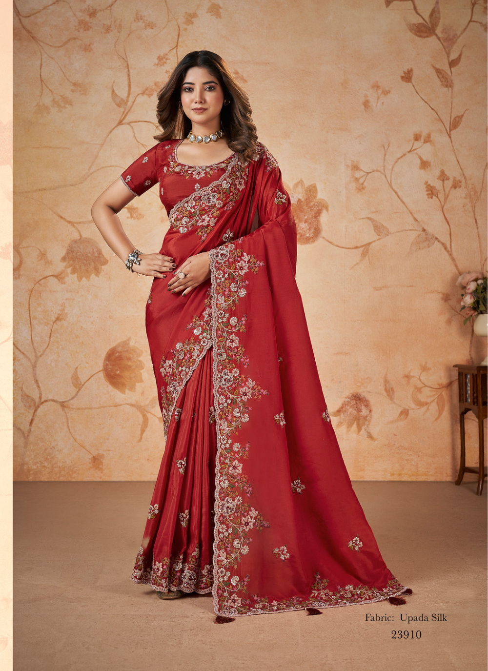 Divine Essence Upada Silk Saree Ensemble