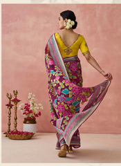 Nakshatra Maroon Premium saree