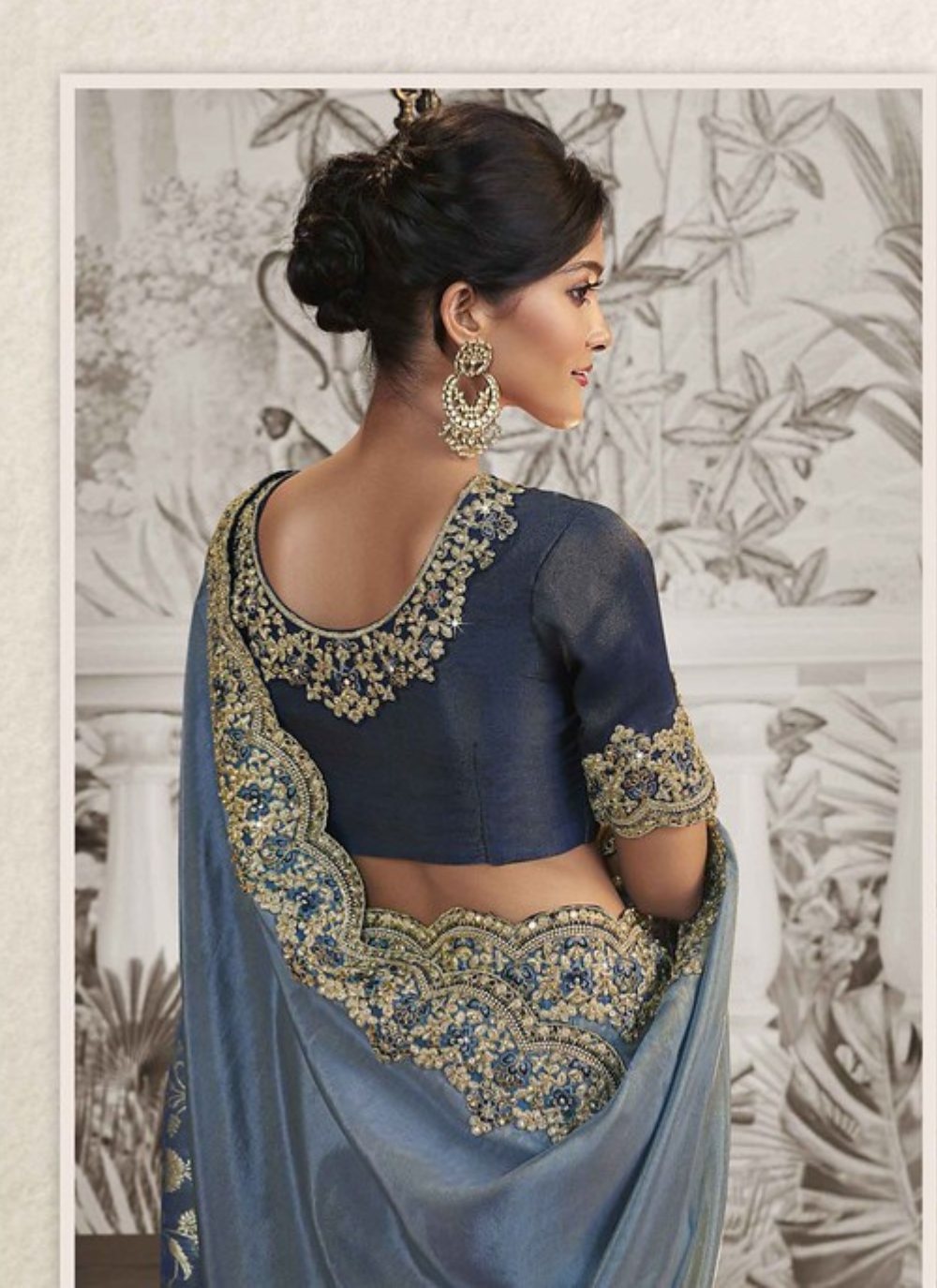 Moonlit Mirage Wedding Saree