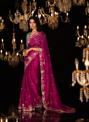 Passionate Pink Indian saree