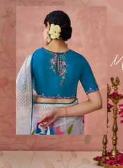 Nakshatra White Premium saree