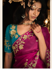 Passionate Pink Indian saree