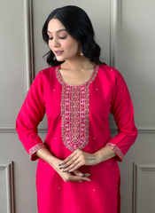 Nakshatra Pink Ready Made Designer suit