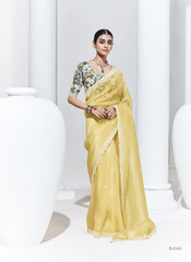 Nakshatra Yellow Saree