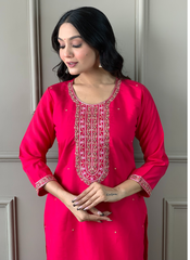 Nakshatra Pink Ready Made Designer suit