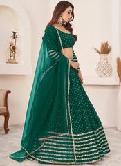 Nakshatra Gorgeous Green Lehenga Choli