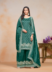 Nakshatra Rama Party Wear Palazzo Set