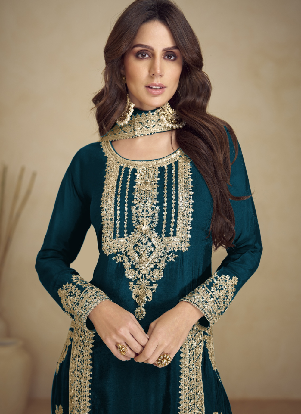 Nakshatra Rama Stylish Party wear Suit