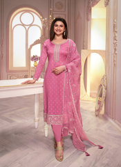 Nakshatra Pink Light Party Wear Suit