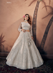 Nakshatra  Premium Off white Bridal Lehenga