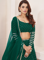 Nakshatra Gorgeous Green Lehenga Choli