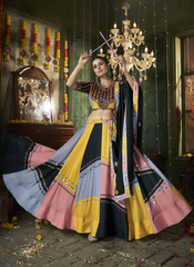 Nakshatra Multicolored Navratri Lehenga Choli