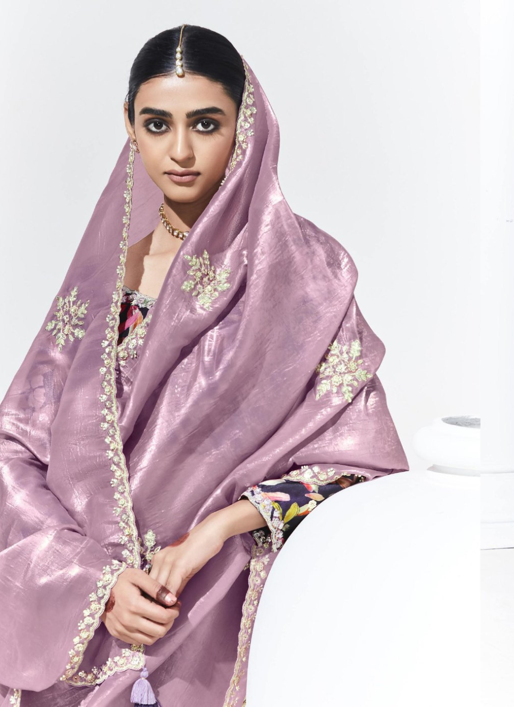 Nakshatra Lavender Saree
