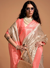Nakshatra Golden  Kanjeevaram  saree