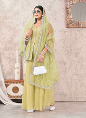 Nakshatra Lemon Sharara set