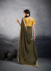 Nakshatra Mahendi Green Traditional Designer Saree