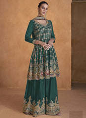 Premium Georgette Palazzo Suit Set