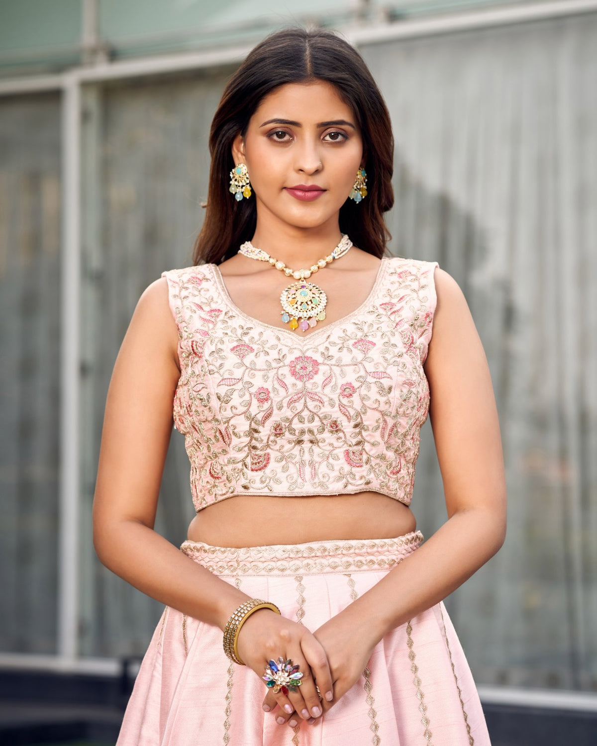 Pink Opulence Lehenga Choli