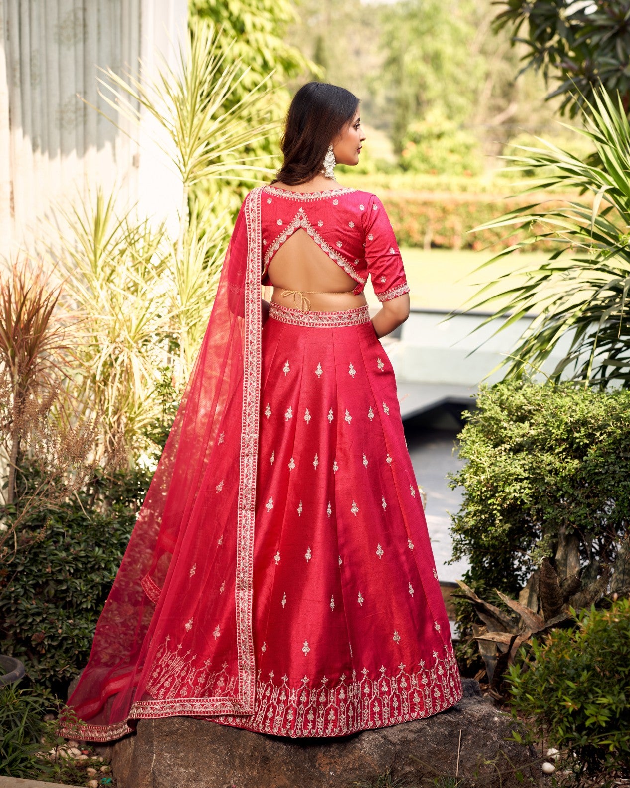 Pink Pearl Artistry Lehenga Choli