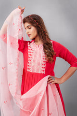 Romantic Red  Readymade suit