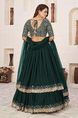 Gracious Green Lehenga