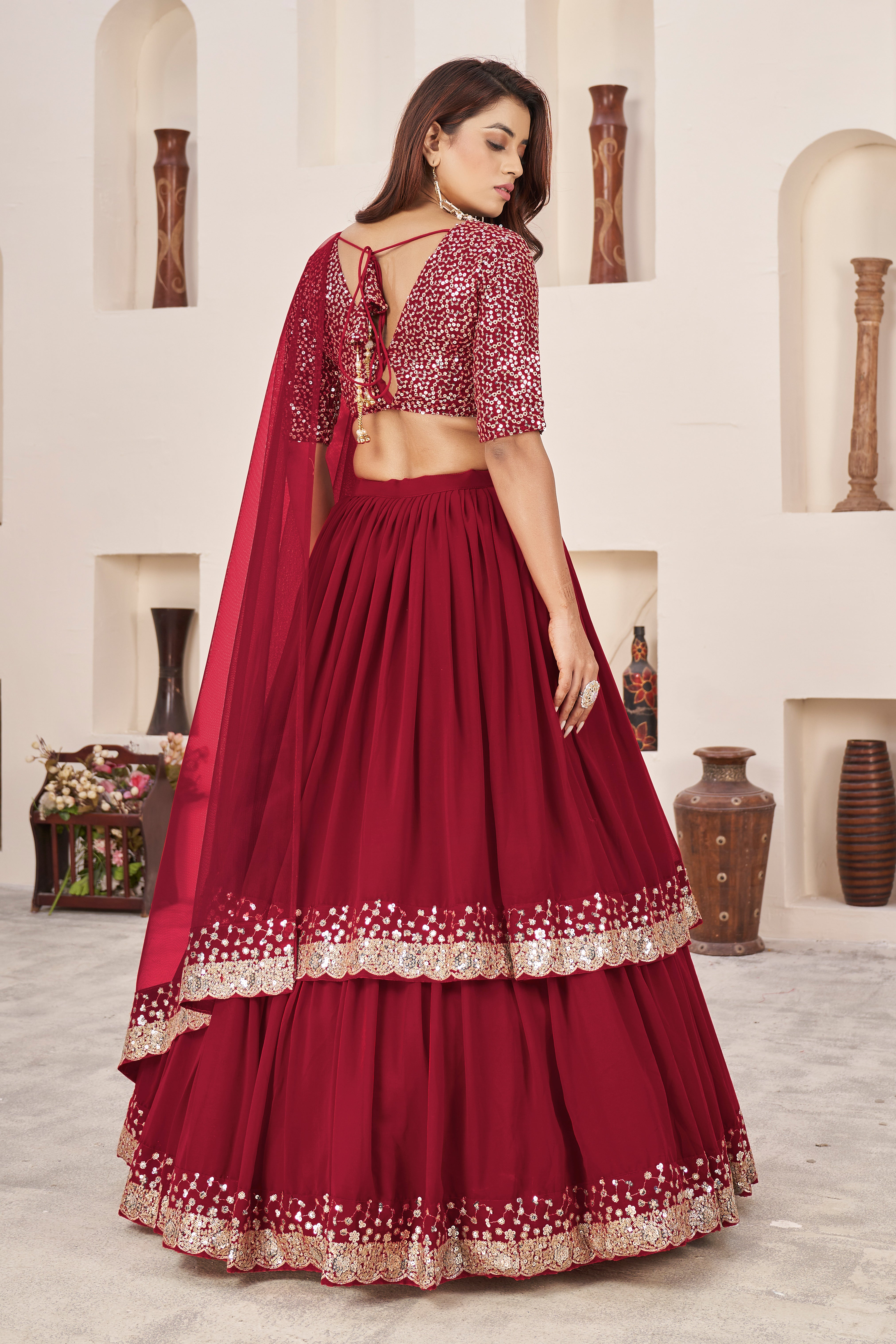 Ravishing Red Lehenga choli