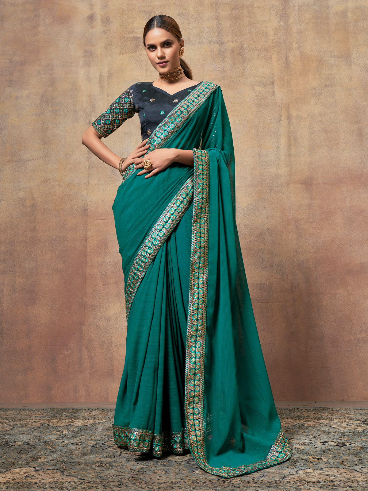 Gorgeous chiffon  saree