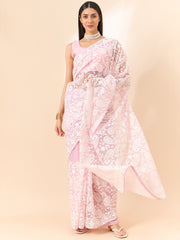 Lovely Lavender Organza Saree