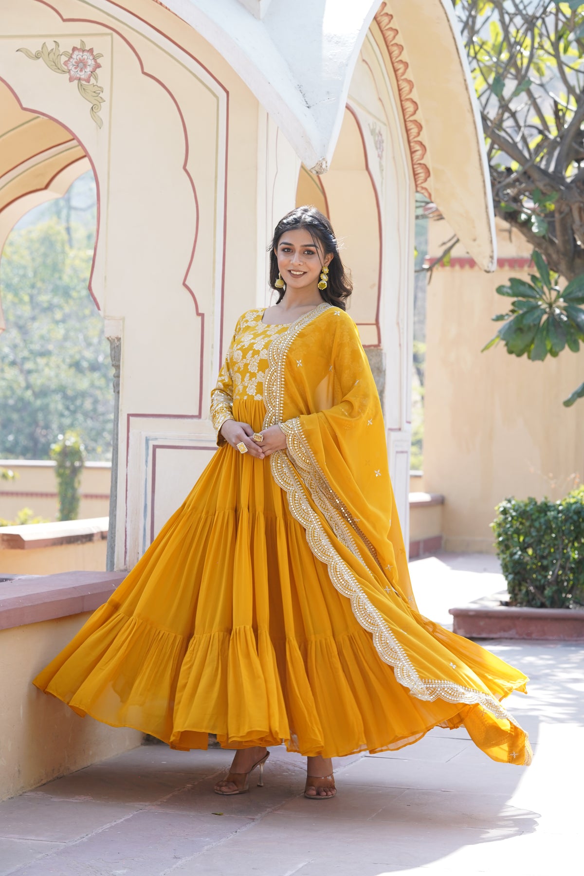 Ectastic Yellow  Gown