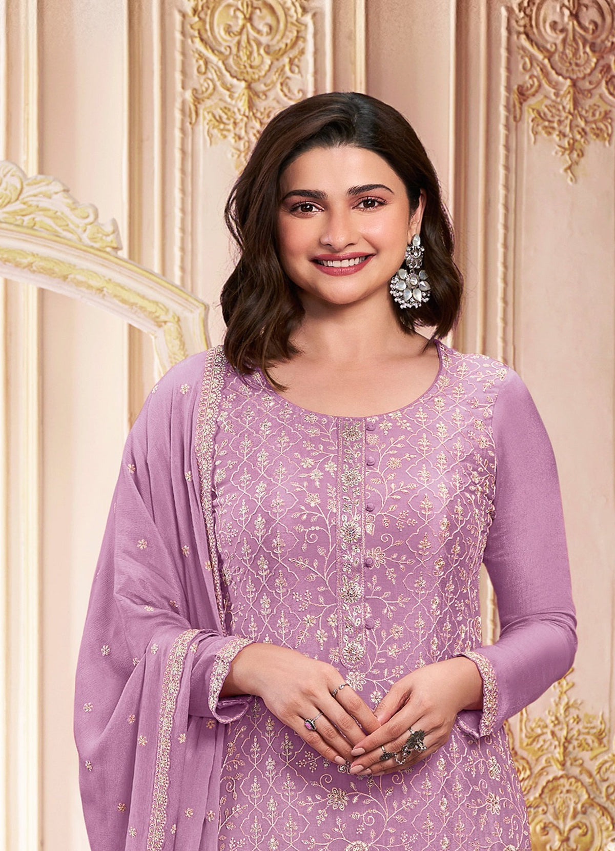 Nakshatra Dusty Purple Pakistani suit