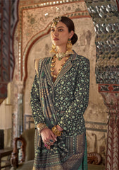 Nakshatra Royal Sea Green Viscose Silk saree