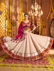 Nakshatra Beige Color Ready to Wear  Lehenga Choli