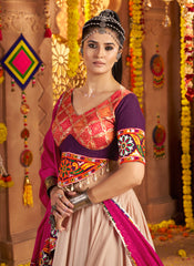 Nakshatra Beige Color Ready to Wear  Lehenga Choli
