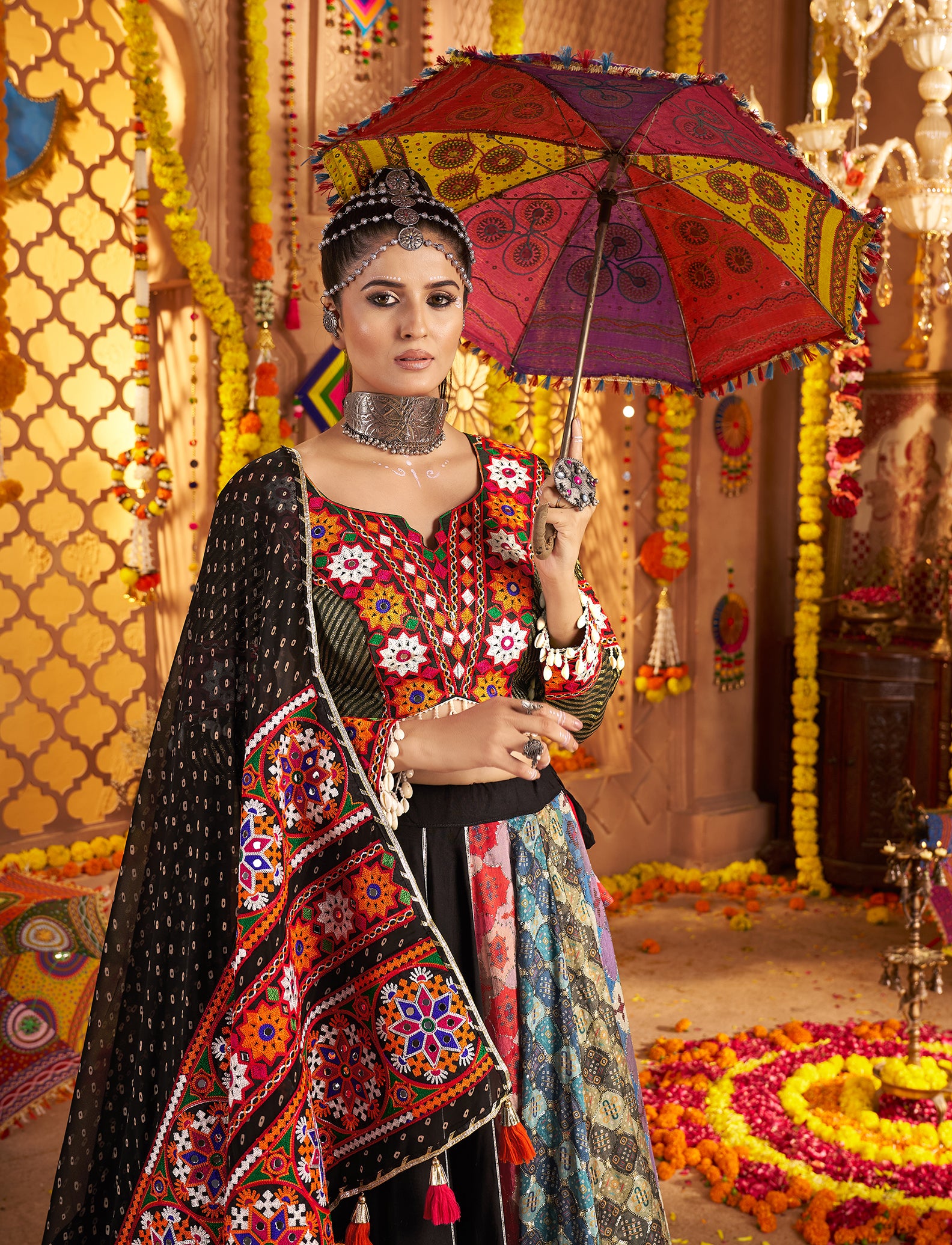 Nakshatra Multy Color Ready to Wear Lehenga Choli