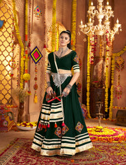 Nakshatra Green  Color Ready to Wear Lehenga Choli