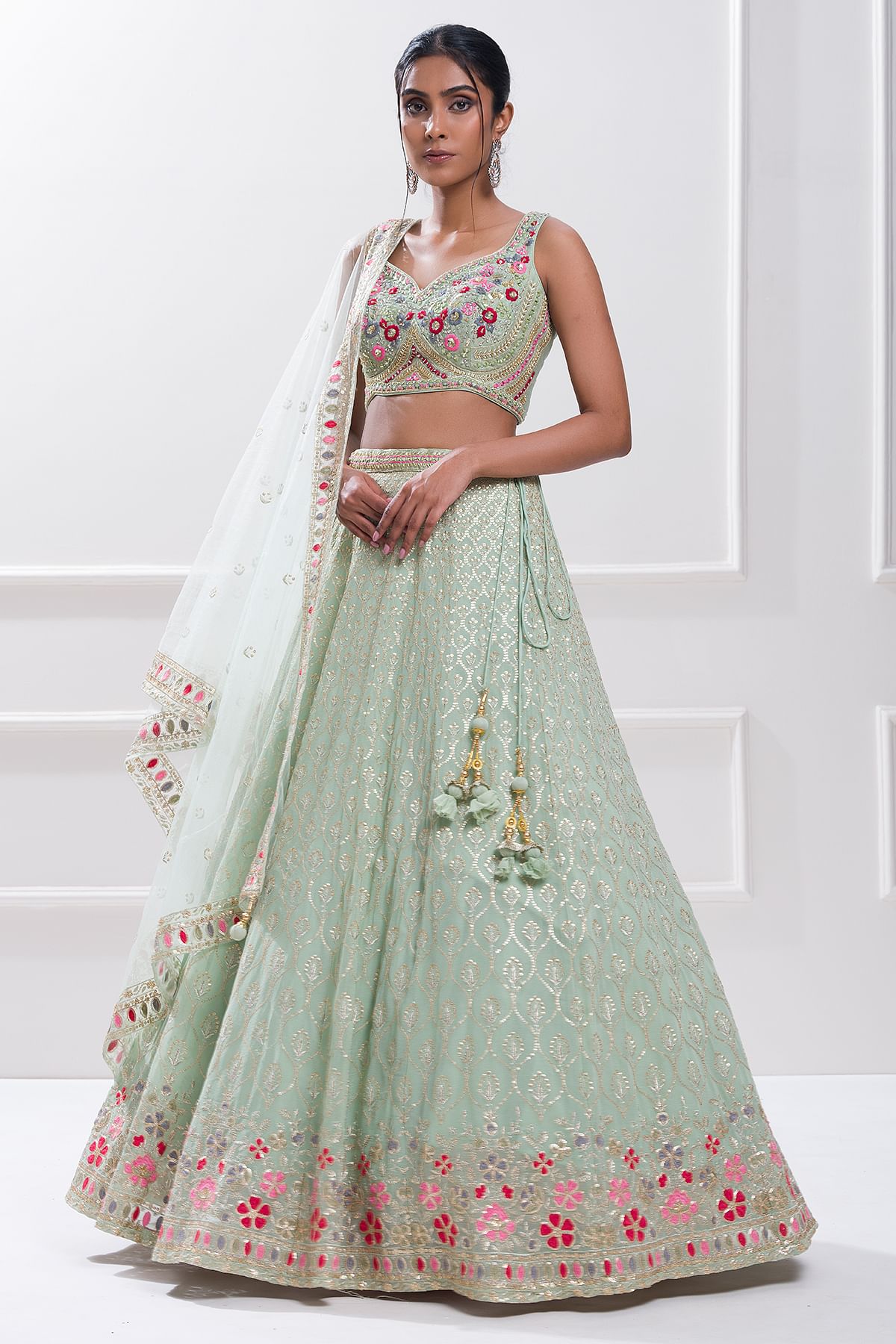 Nakshatra Pista Sequence Lehenga Choli
