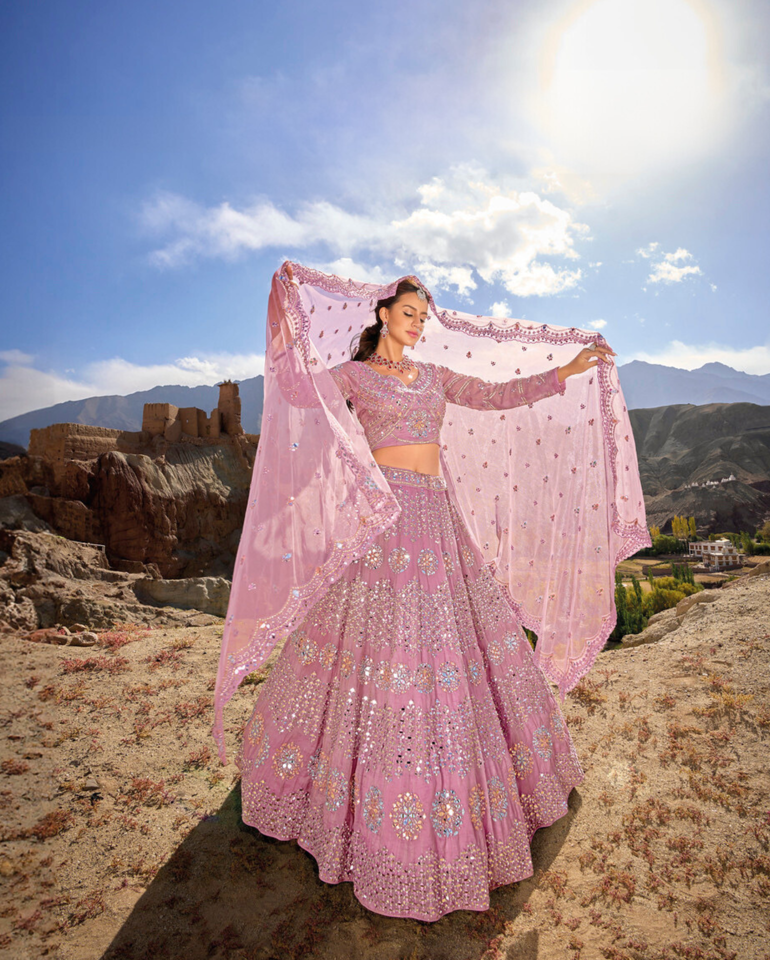 Fuchsia Charm Lehenga