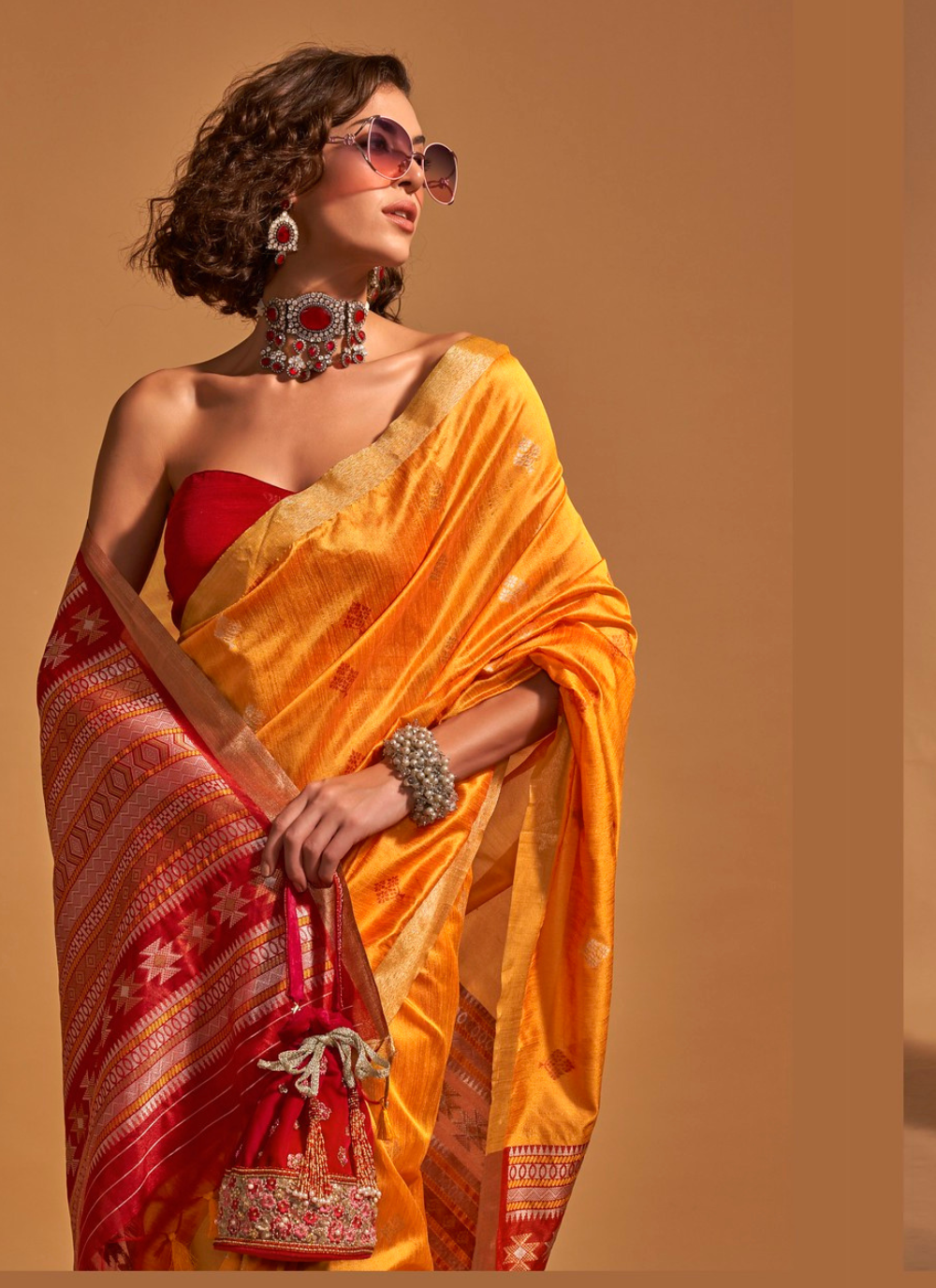 Luxe Crimson Silk Duet